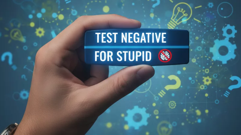 Day 59/100 Test Negative For Stupid