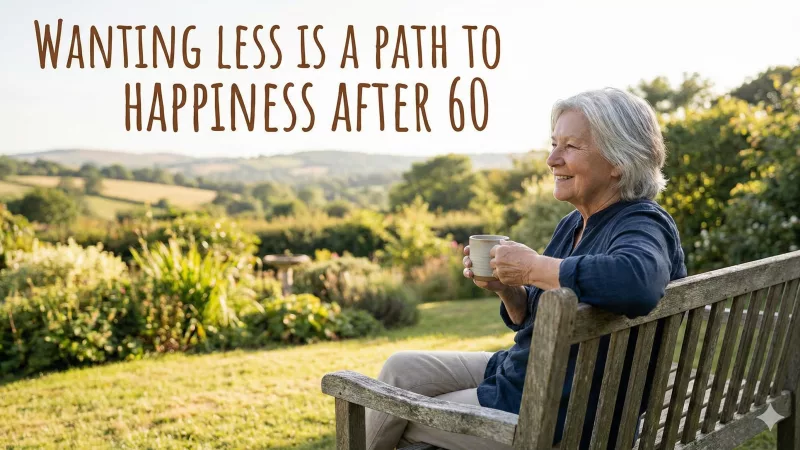 Why Wanting Less Is a Quiet Path to Happiness After 60