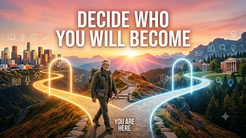 Decide Who You Will Become